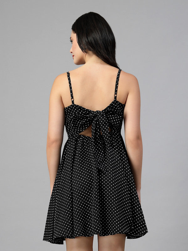 Short flare strappy dress-JEFF COOPER