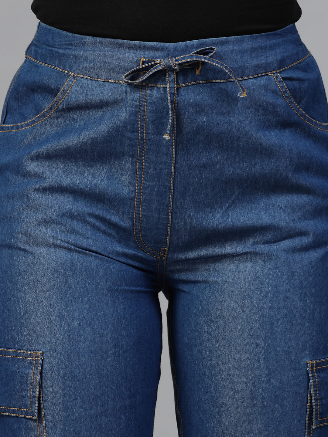 Blue Denim Regular Trouser-JEFF COOPER
