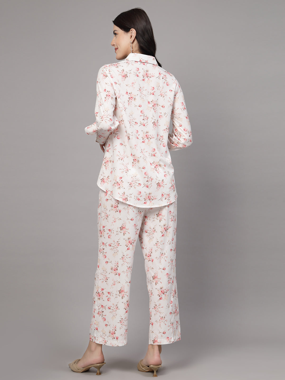 Co-ord set with floral print -JEFF COOPER