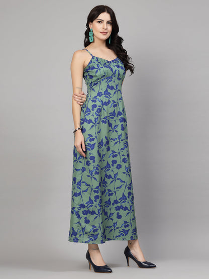 Floral Maxi Dress-JEFF COOPER