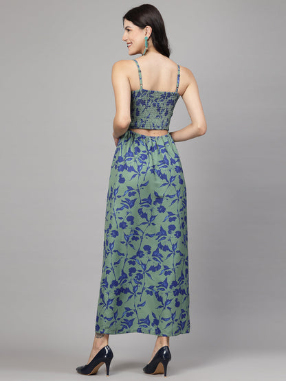 Floral Maxi Dress-JEFF COOPER