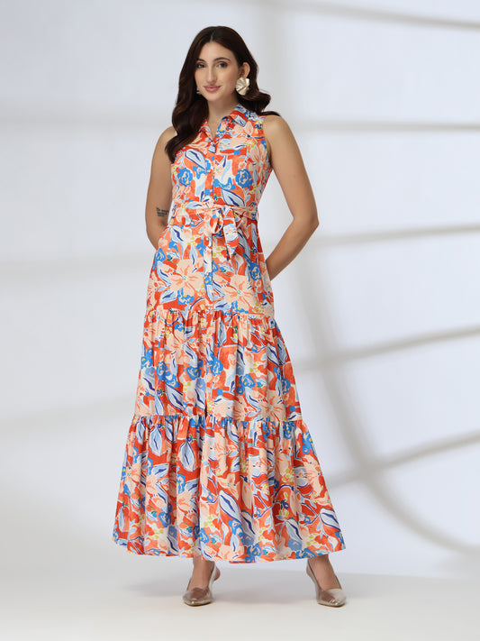 Elegant design layered shirt dress-JEFF COOPER