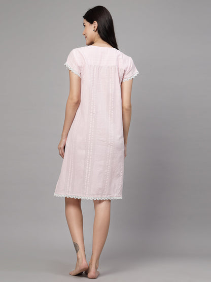 Pure cotton nightdress-JEFF COOPER