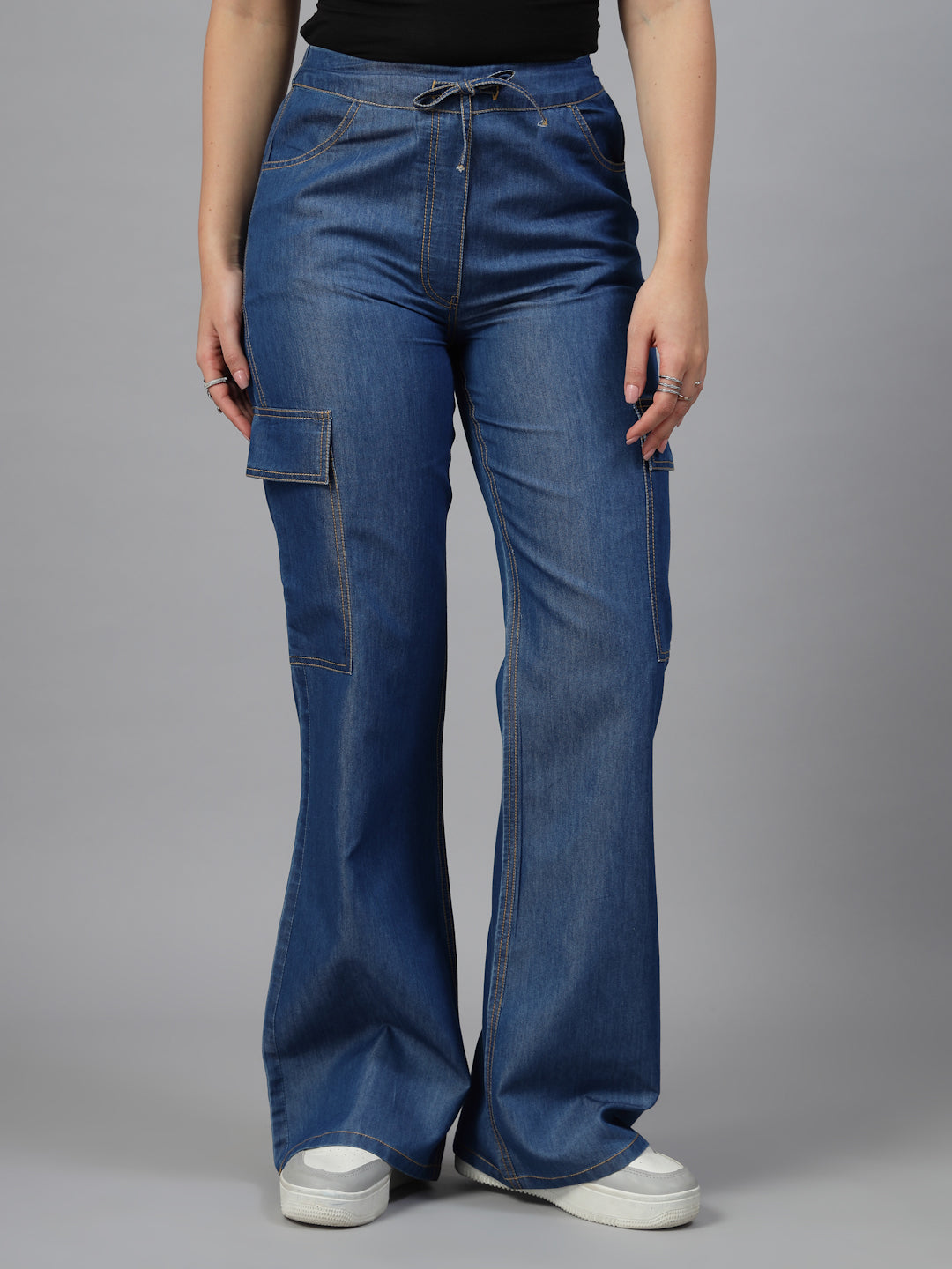 Blue Denim Regular Trouser-JEFF COOPER