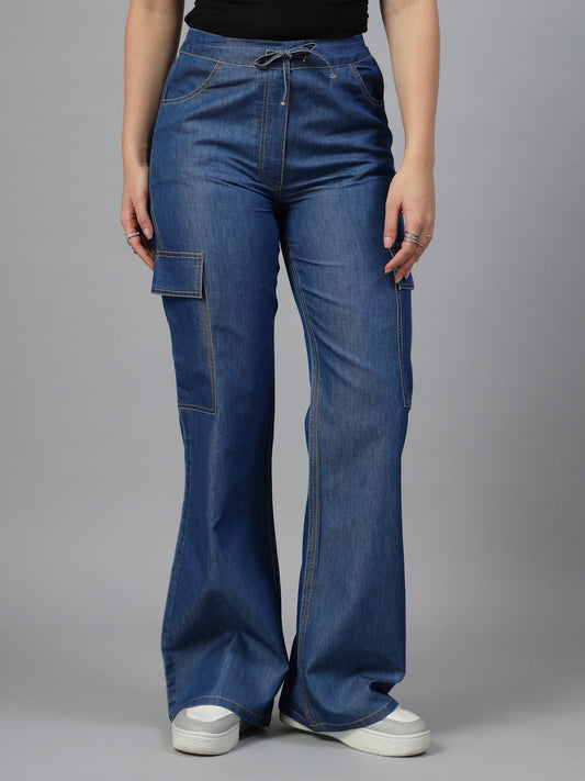Blue Denim Regular Trouser-JEFF COOPER