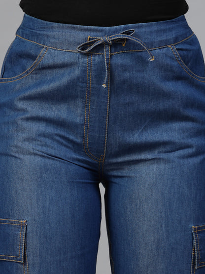 Blue Denim Regular Trouser-JEFF COOPER