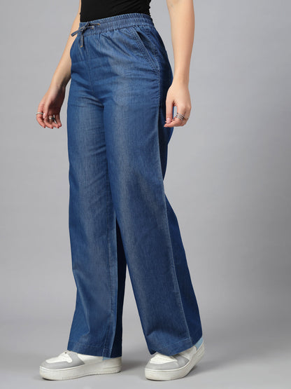 Blue Denim Trouser-JEFF COOPER