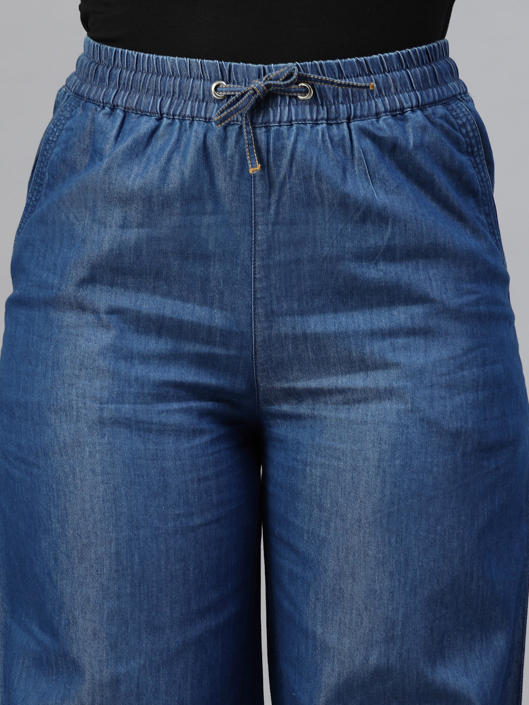 Blue Denim Trouser-JEFF COOPER