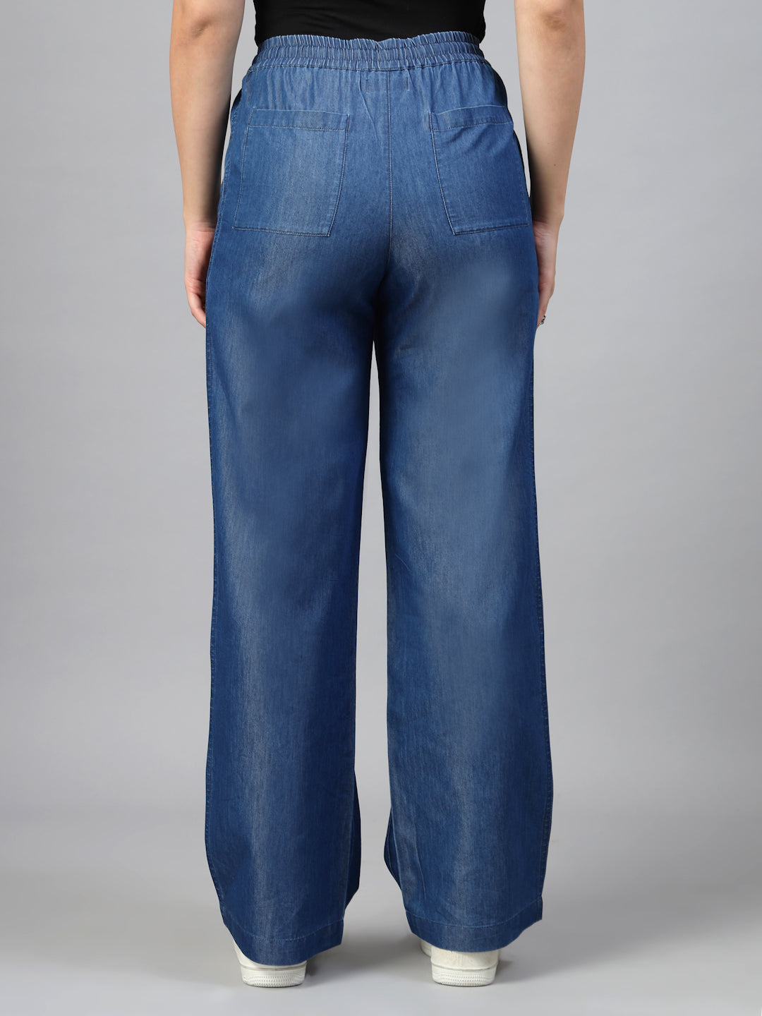 Blue Denim Trouser-JEFF COOPER