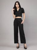 Black formal co-ord set