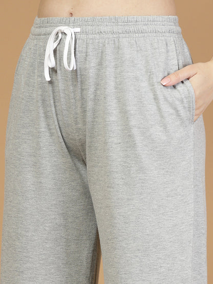 Grey Cotton Millange Co-ords Set-JEFF COOPER