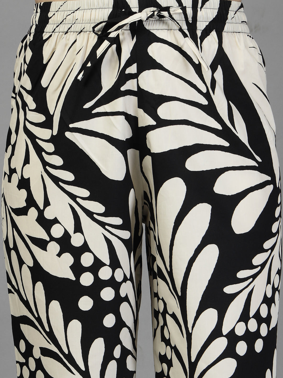 Abstract Leaf Print Co-ord Set-JEFF COOPER