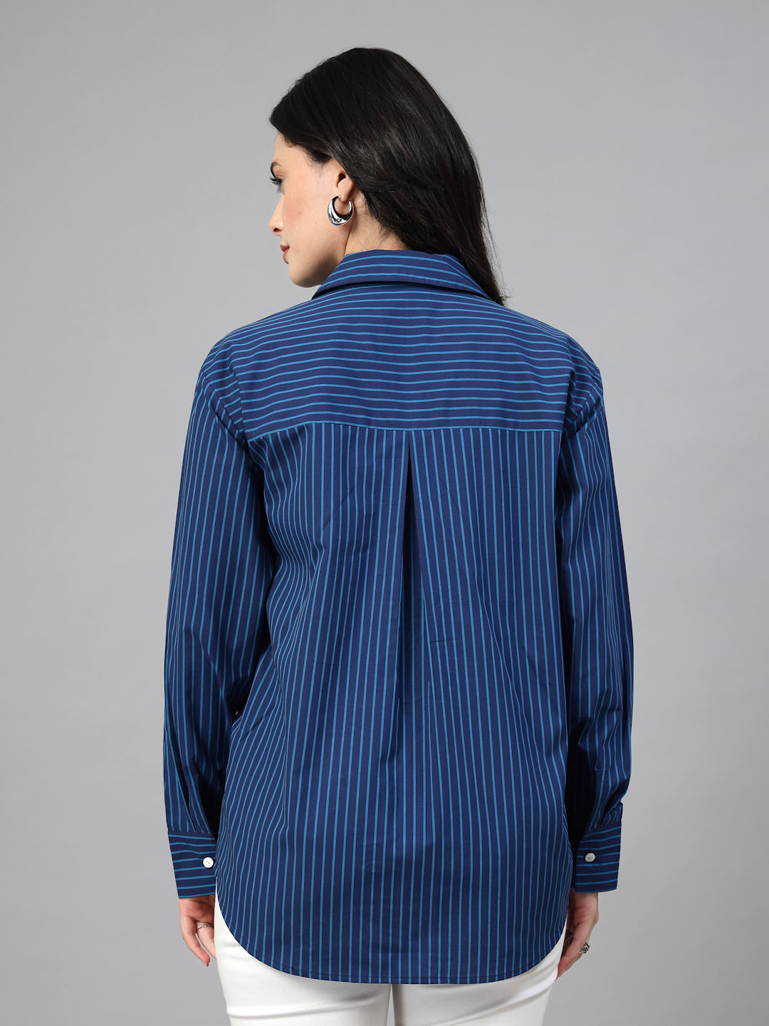 oversized stripped shirt -JEFF COOPER