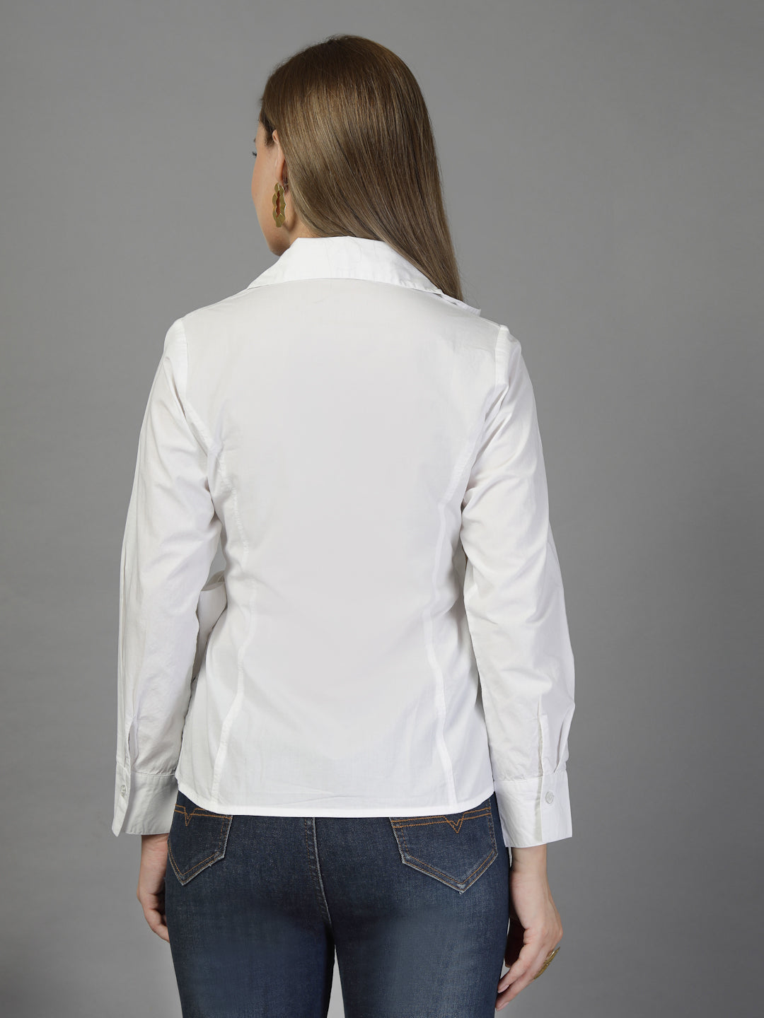 Wrap Top with Long Sleeves-JEFF COOPER