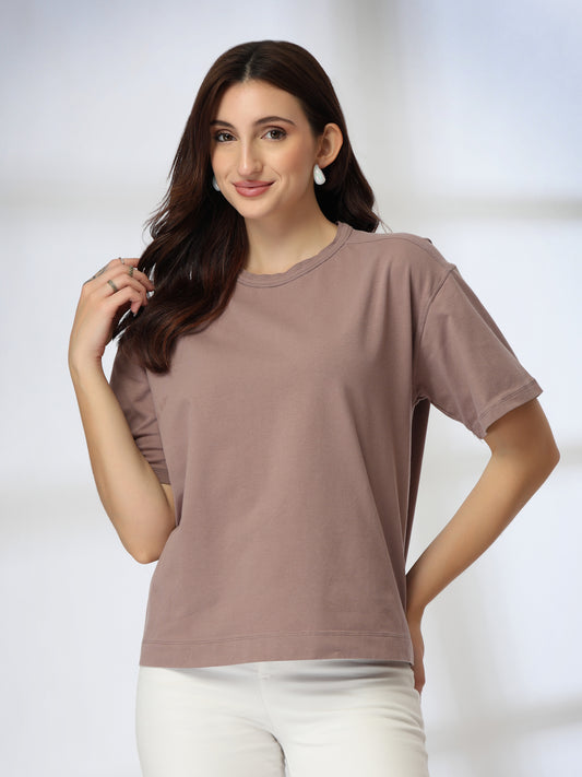 Round Neck Regular Fit T-shirt-JEFF COOPER