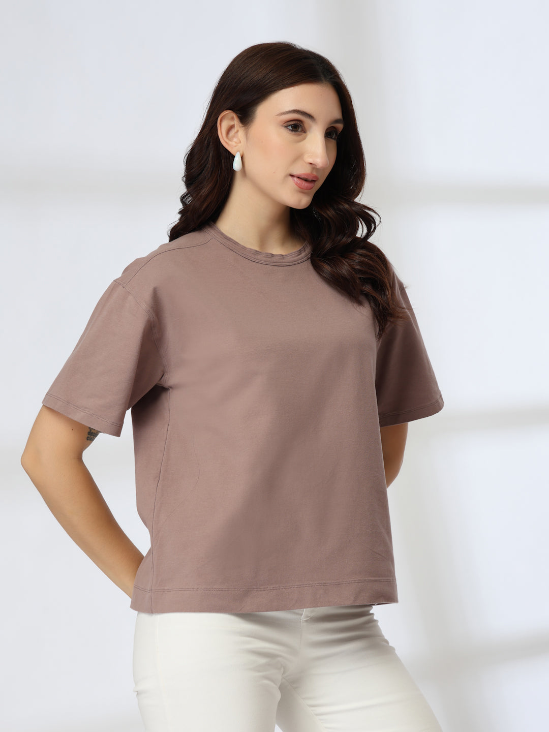 Round Neck Regular Fit T-shirt-JEFF COOPER