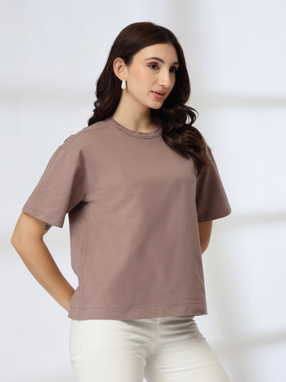 Round Neck Regular Fit T-shirt-JEFF COOPER