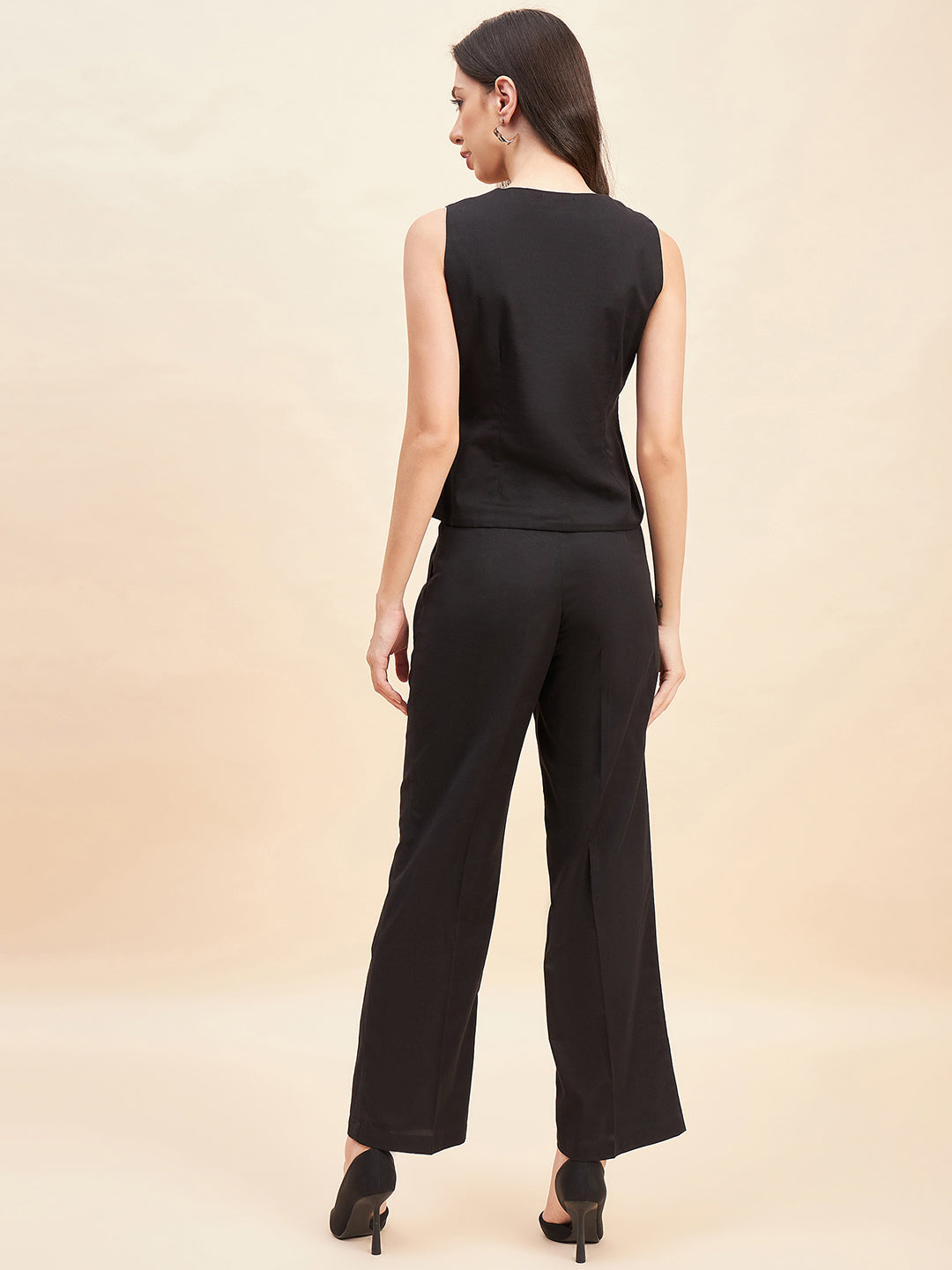 Waistcoat With Pleated Trouser-JEFF COOPER