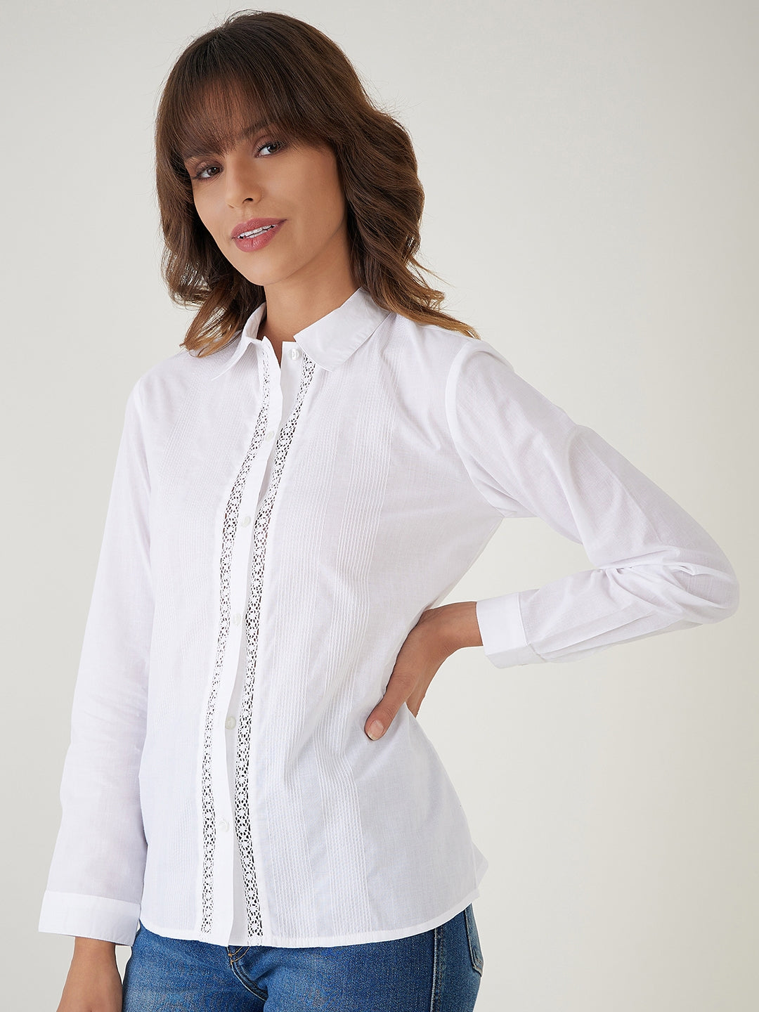 Crochet Lace Shirt -JEFF COOPER