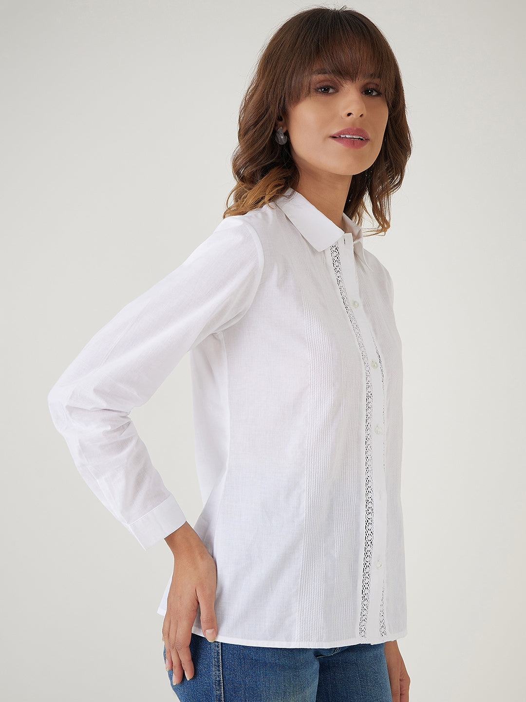 Crochet Lace Shirt -JEFF COOPER